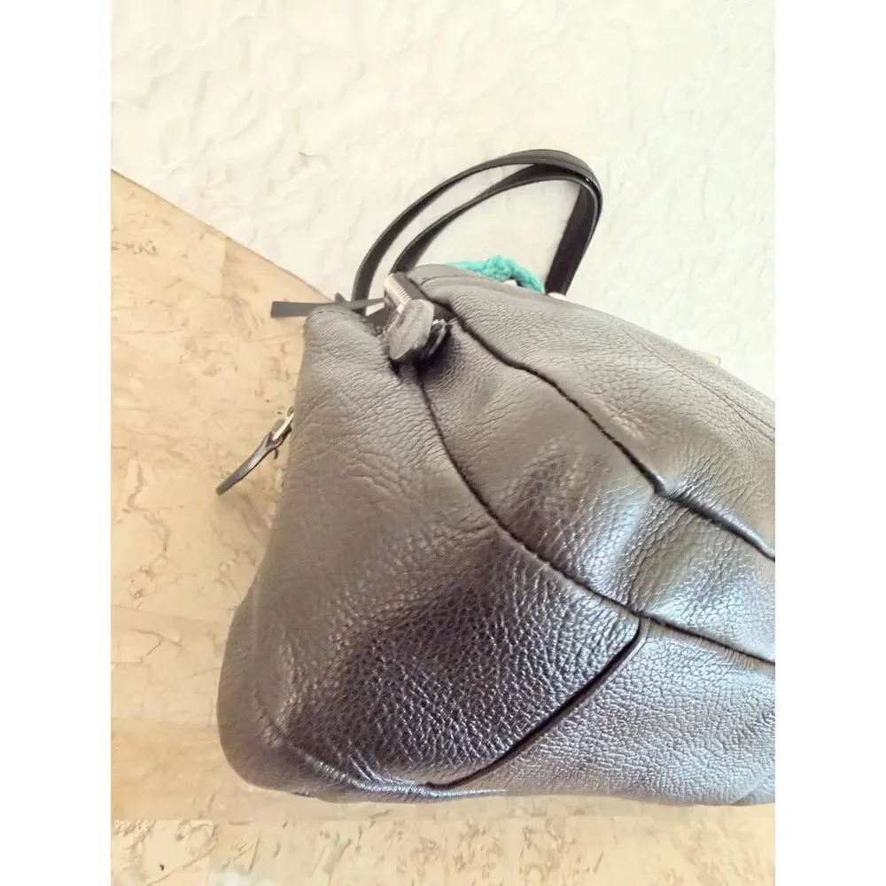 Vtg COACH Penelope black leather Satchel Bag F16529